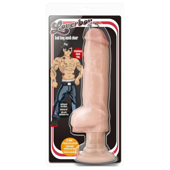 Blush Bad Boy – Vibrator mit Piercing, 17 cm, natur