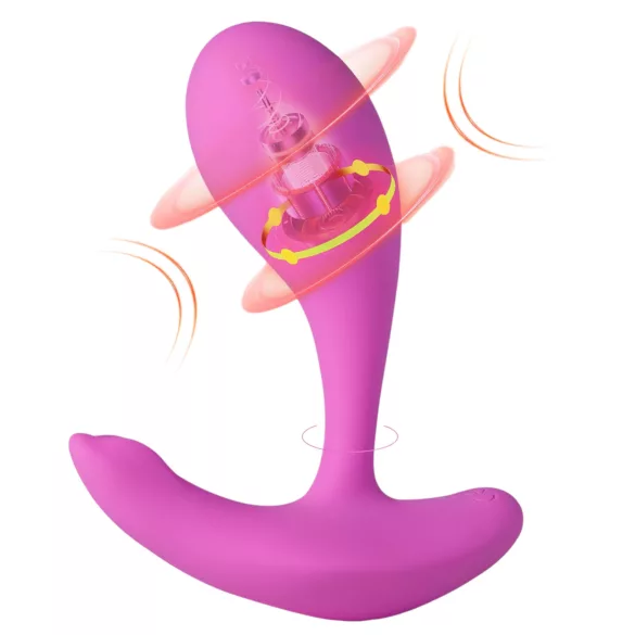 Honey Play Box Oly 2 - App-gesteuerter G-Punkt- und Klitorisstimulator Vibrator (Pink)