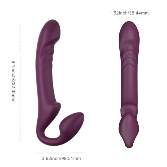 Honey Play Box Bliss - rotierender Perlen-Auflegevibrator (Lila)