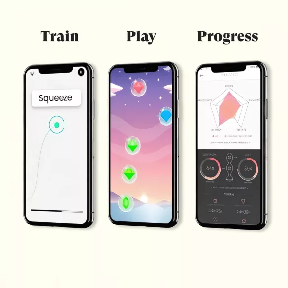 Perifit - App-gesteuerte vibrierende Liebeskugel (Pink)
