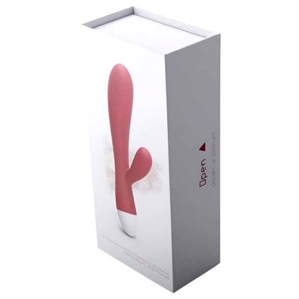 Cotoxo Dolphin & baby - Akku Klitorisvibrator mit Arm (rot)