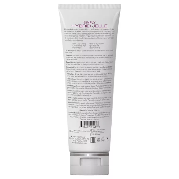 Wicked Simply Hybrid Gleitgel - 120ml, einzigartiges Erlebnis!