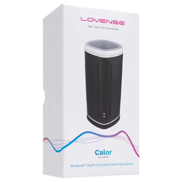 Lovense Calor - App-gesteuerter, wärmender Masturbator für Männer (schwarz)