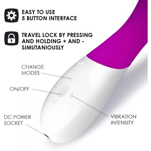 LELO Mona Wave - wasserfester G-Punkt-Vibrator (lila)