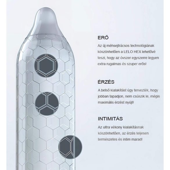 LELO Hex Original - Luxus Kondome (3 Stk)