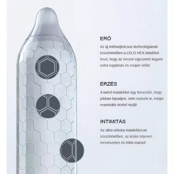 LELO Hex Original - Luxus-Kondome (36 Stk.)