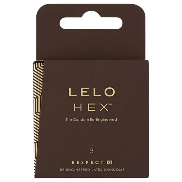 LELO Hex Respect XL - Luxus-Kondome (3 Stk)