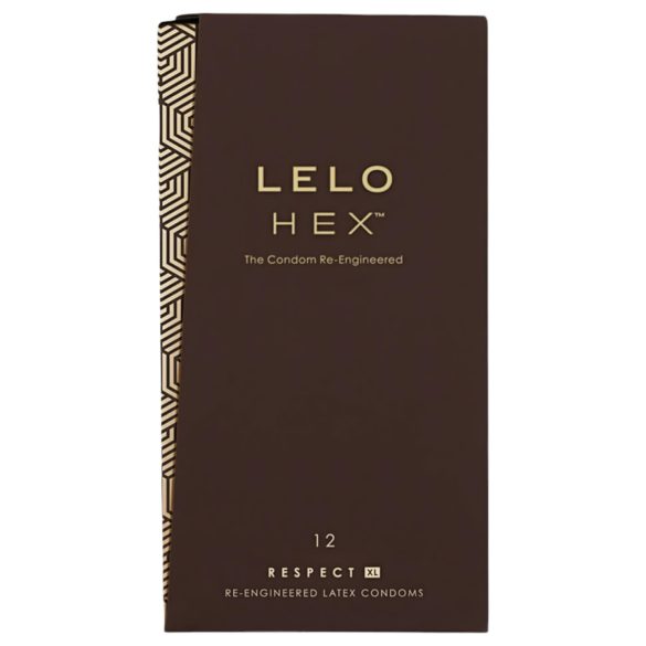 LELO Hex Respect XL – Luxus-Kondome (12 Stk.)