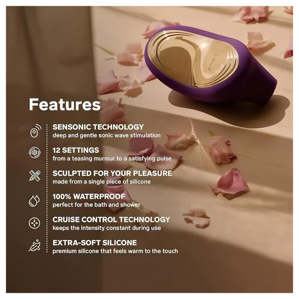 LELO Sona 2 Cruise - Schallwellenvibrator für den Kitzler (Kirschrot)
