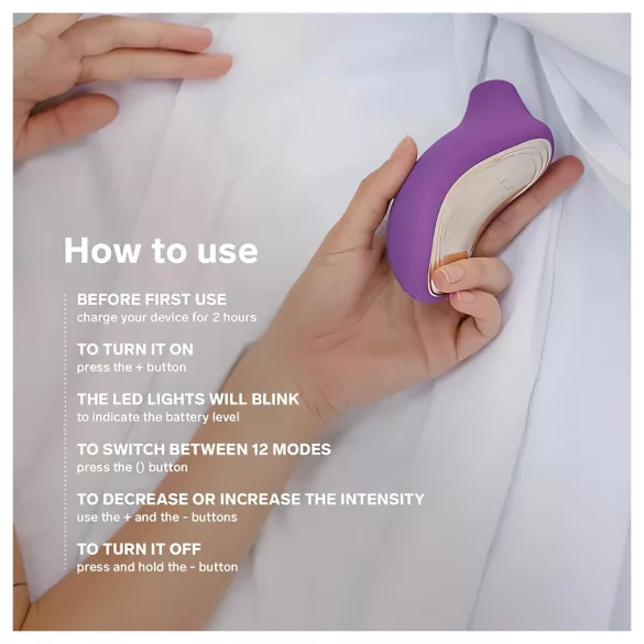 LELO Sona 2 Cruise - Schallwellenvibrator für den Kitzler (Kirschrot)