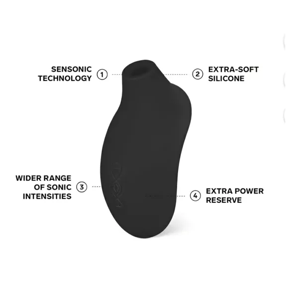 LELO Sona 2 Cruise - Schallwellenvibrator für die Klitoris (Schwarz)