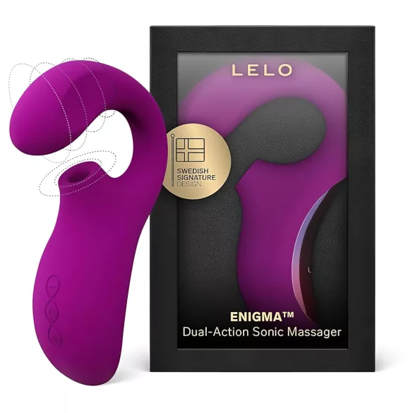 LELO Enigma - akkubetrieben, wasserdicht, 2in1 G-Punkt Vibrator (Lila)