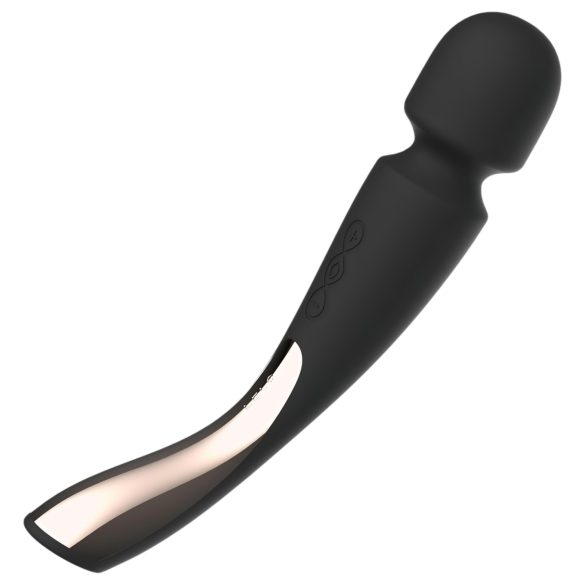 LELO Smart Wand 2 - mittelgroßer schwarzer Massage-Vibrator