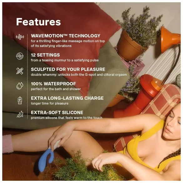 LELO Ina Wave 2 - Akku, wasserdichter Vibrator (lila)