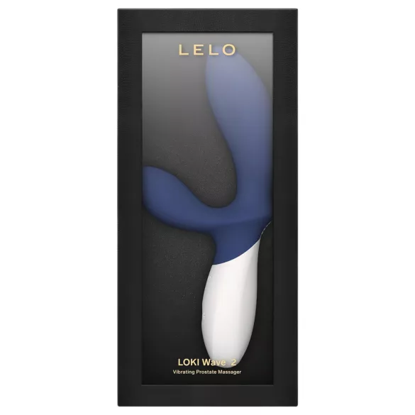 LELO Loki Wave 2 - Wiederaufladbarer, wasserdichter Prostata-Vibrator (blau)
