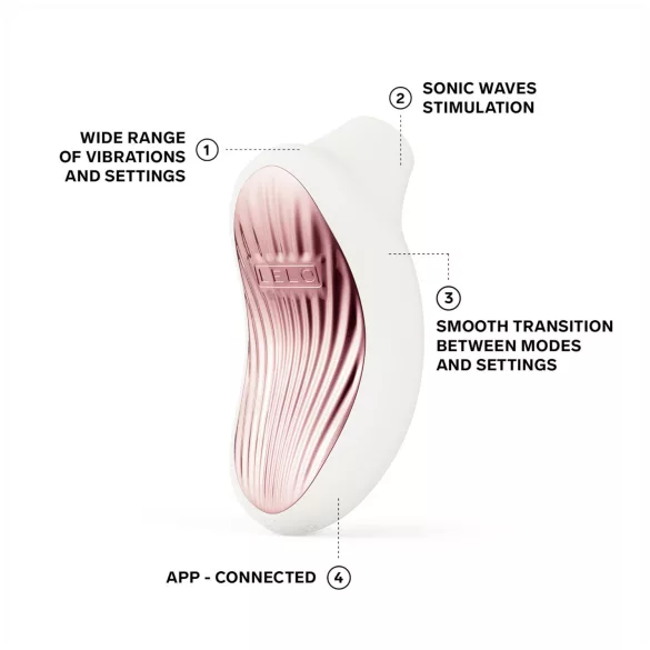 LELO Sona 3 - Schallwellenvibrator für Klitoris (Weiß)