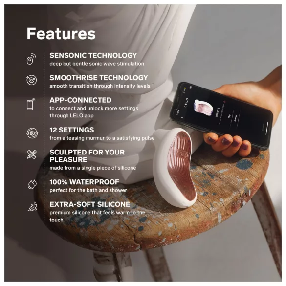LELO Sona 3 - Schallwellenvibrator für Klitoris (Weiß)