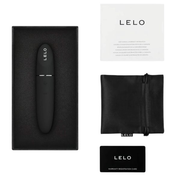 LELO Mia 3 - Reise-Lippenstiftvibrator (schwarz)