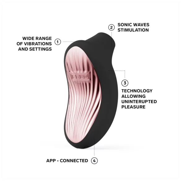 LELO Sona 3 Cruise - Schallwellen-Klitorisstimulator (Schwarz)