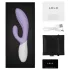 LELO INA Twist - leistungsstarker G-Punkt-Vibrator mit Klitorisstimulator (lila)