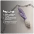 LELO INA Twist - leistungsstarker G-Punkt-Vibrator mit Klitorisstimulator (lila)