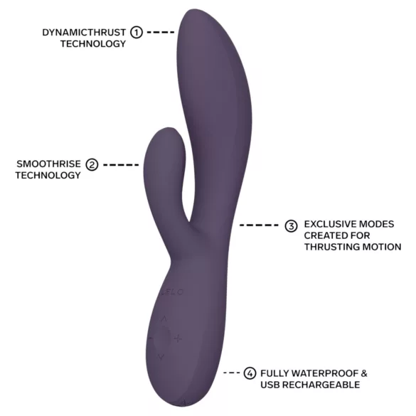 LELO - INA Thrust stoßender Rabbitvibrator (lila)