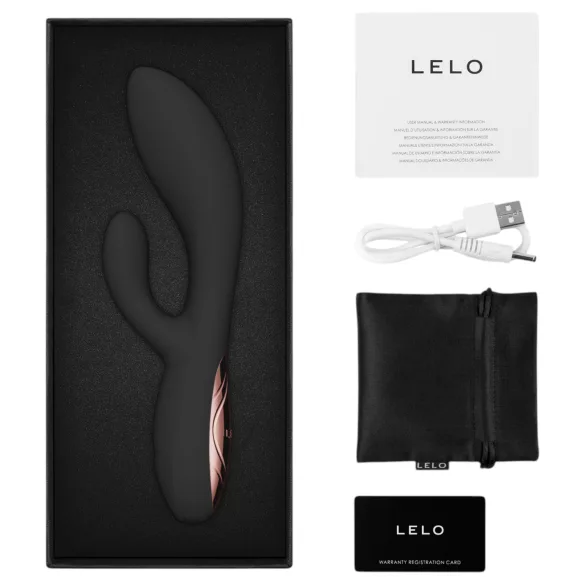 LELO - INA Thrust stoßender Rabbit-Vibrator (schwarz)