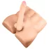 Blush X5 Rough Rider - männlicher Torso (natur)