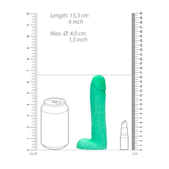 S-Line - Dicky - leuchtender Seifenpenis mit Hoden (265 g)