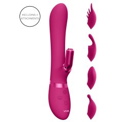 Vive Chou - Akku, wechselbarer Kopf Klitoris-Vibrator (pink)