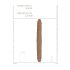 RealRock Doppel-Dildo 18 - doppelte Freude (46 cm) - dunkles Naturholz