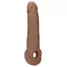 RealRock Penishülle 9 - dunkel natur, 21,5 cm