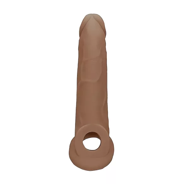 RealRock Penishülle 9 - dunkel natur, 21,5 cm