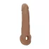 RealRock Penishülle 9 - dunkel natur, 21,5 cm