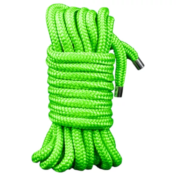 Ouch! - Leuchtendes Bondageseil - 10m (grün)