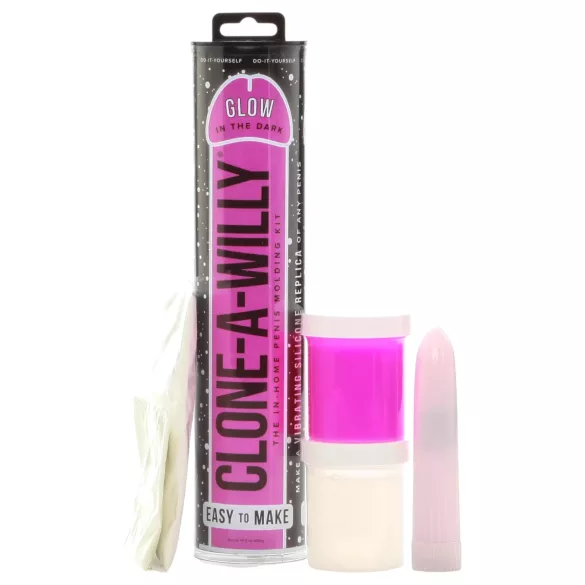 Clone-a-Willy - Penisnachbildungset - Leuchtend (Pink)