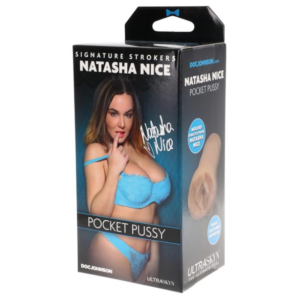 Doc Johnson Natasha Nice - naturgetreue Ultraskyn-Kunstvagina (natur)