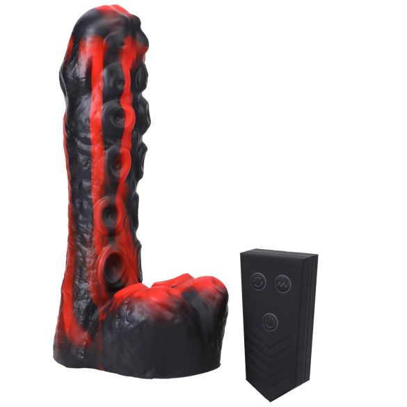 Doc Johnson Mini F-Machine: Roter stoßender Funkvibrator