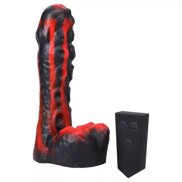 Doc Johnson Mini F-Machine Tendril - Roter Funkstoßen-Vibrator