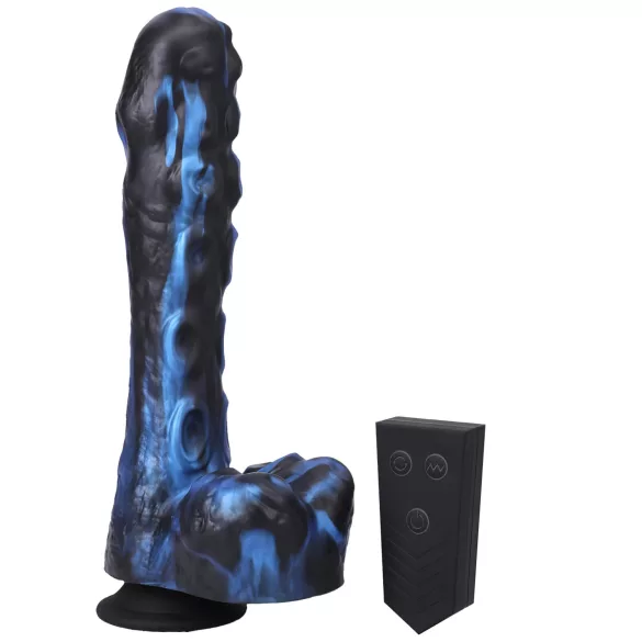 Doc Johnson Mini F-Machine Tendril - Funksteuerungs-Vibrator (blau)