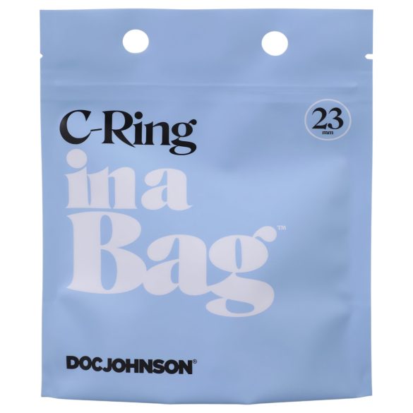 Doc Johnson C-Ring - Silikon Penisring (schwarz)