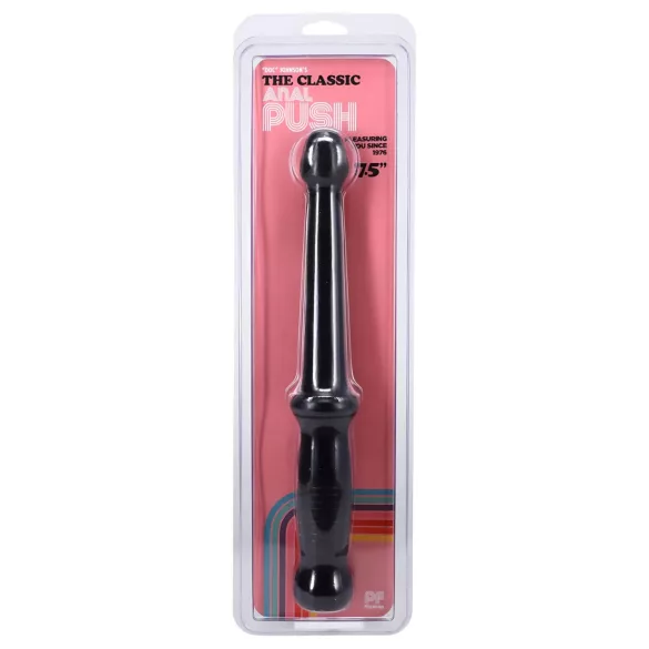 Doc Johnson Anal Push - Griff-Dildo (schwarz)