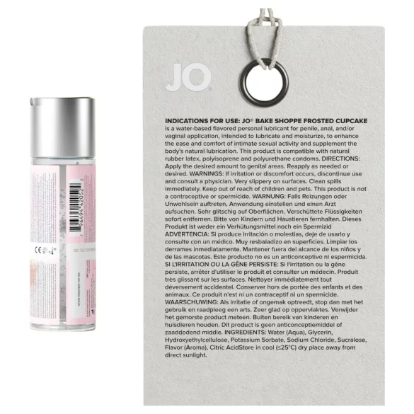 System JO Bake Shoppe - aromatisiertes Gleitgel, Zuckerguss-Muffin (60 ml)