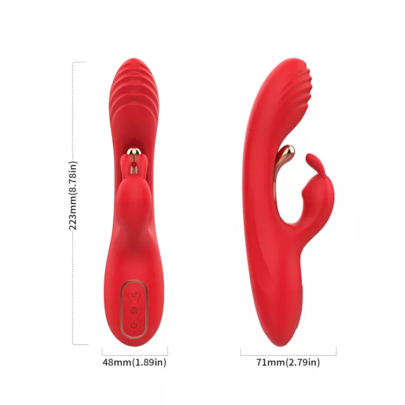 Bestoy - G-Punkt- und Klitorisvibrator (rot)