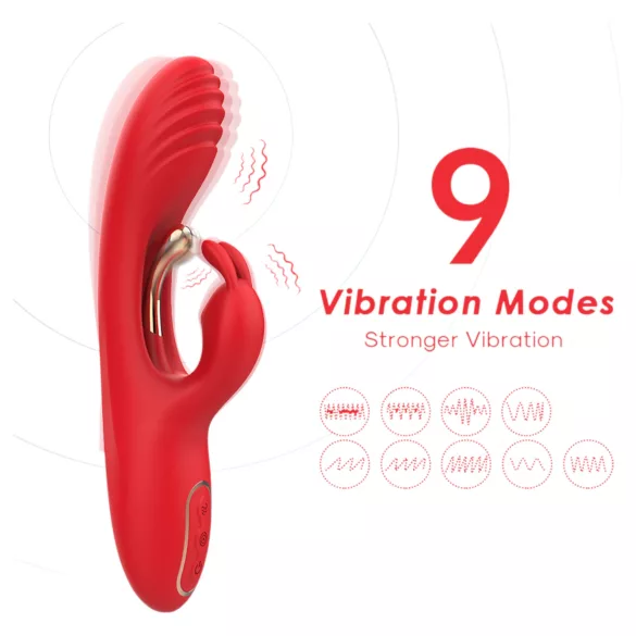 Bestoy - G-Punkt- und Klitorisvibrator (rot)