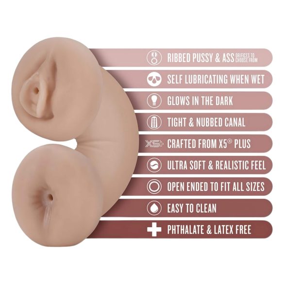 Enlust Tasha - Leuchtende Vagina und Po mit KI-Bildern (natur)