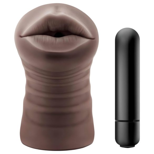 Enlust Krystal - Vibrationsmund mit KI-Bildern (braun)