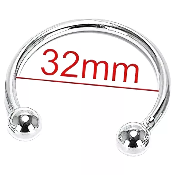 Ejakulationsverzögerungsring aus Edelstahl (32 mm)