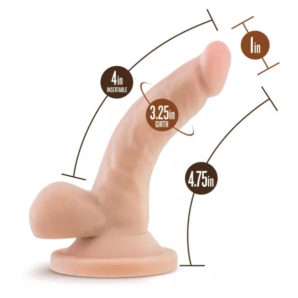 Dr. Skin 4 - Saugnapf, realistisch, natur (12cm)