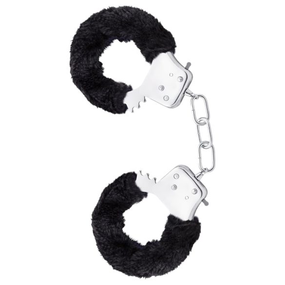 Temptasia Cuffs - Flauschige Handschellen (Schwarz)